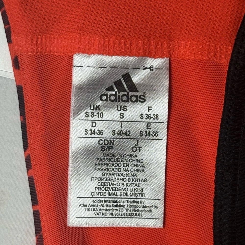NWT Adidas Womens Racerback Climacool Formotion Sports Bra Size S Orange $45 - Picture 3 of 5